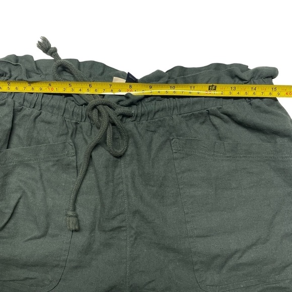 Universal Threads Linen Blend Paperbag Waist Shorts Size Medium - Picture 7 of 10
